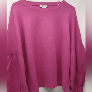 Oat NEW YORK Pink Long Sleeve Sweater